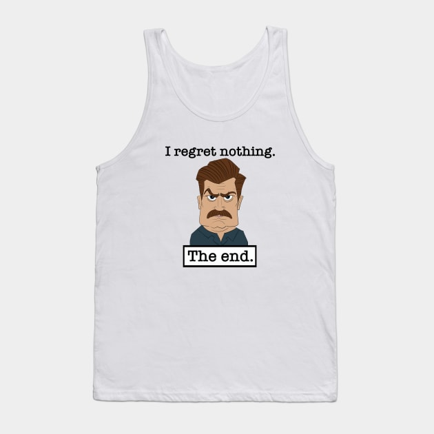 Ron Swanson Tank Top by Polynesian Vibes